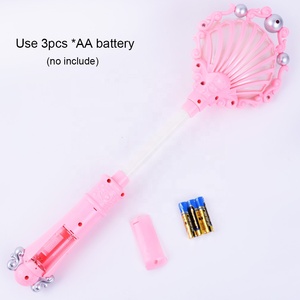 Baguette magique <span class=keywords><strong>lumineuse</strong></span> disney pour enfants, série de perles de coquillage de sirène, Led, baguette magique avec musique clignotante - Product Image 6