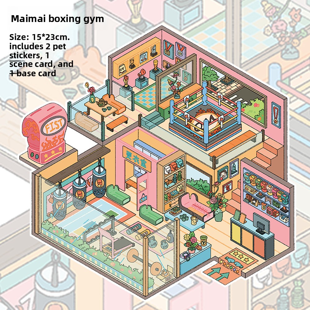 อี มามิส บ็อกซิ่งยิม-สีขาว