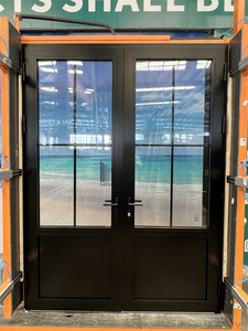 Verre en aluminium à haute isolation <span class=keywords><strong>Porte</strong></span> <span class=keywords><strong>d</strong></span>'<span class=keywords><strong>entrée</strong></span> résidentielle moderne <span class=keywords><strong>Porte</strong></span> <span class=keywords><strong>d</strong></span>'<span class=keywords><strong>entrée</strong></span> en verre trempé - Product Image 6