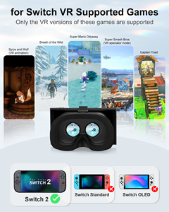 STARTRC GAMES Auriculares <span class=keywords><strong>VR</strong></span> Mejorados para <span class=keywords><strong>Switch</strong></span> 2 |   Gafas de Realidad Virtual 3D Inmersivas <span class=keywords><strong>con</strong></span> Mayor Comodidad y Campo de Visión Ampliado - Product Image 5
