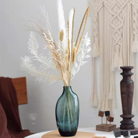 Moederdag Valentijnsdag Pasen Ge conserveerde bloem Pampas Eeuwigdurend boeket 40-50cm Snelle levering Thanksgiving Terug naar school Decoratie