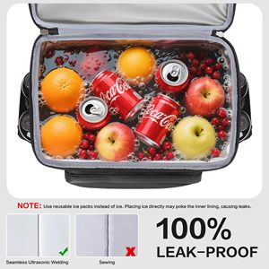 Mochila Nevera Aislante, Impermeable, Lavable y Reciclable, Ligera, a Prueba de Fugas, <span class=keywords><strong>para</strong></span> Hombres y Mujeres, Ideal <span class=keywords><strong>para</strong></span> Camping, Playa, Picnic y <span class=keywords><strong>Trabajo</strong></span> - Product Image 4
