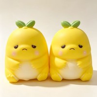 Jouet Squishy Anti-Stress Super Doux en TPR, Modèles Citron, Dragon, Fraise, Raisin, Carotte – Jouet à Presser Alimentaire Simulé – Vente Flash