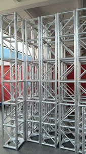 Sistema de armazón de techo de aleación de aluminio, armazón de techo de aluminio con pernos de escenario, armazón de iluminación para conciertos, escenario móvil para conciertos - Product Image 4