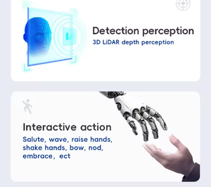 Robot intelligent humanoïde bionique avec mouvements corporels d'expression riche en peau de silicone de beauté pour la réception - Product Image 6