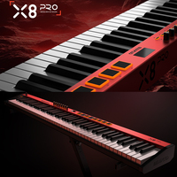 Midiplus X6 PRO II Keyboard Musical Instruments 128 Tone 61 Keys Semi-weighted USB Midi Keyboard Electronic Organ Digital Piano