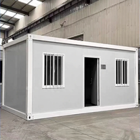 Maison conteneur métallique contemporaine de luxe, préfabriquée, portable et pliable, facile à installer, extensible, pour ferme, villa, boutique ou entrée