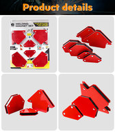 Ensemble de positionneurs magnétiques pour soudage Arrow, aimant d'angle multi-angles pour soudage 90° °   Support de soudage pour accessoires de soudeur