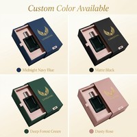 Kotak Kemasan Laci Kaku Multi-Warna Kelas Atas OEM dengan Logo Foil Emas, Bahan Daur Ulang, Penutup Magnetik untuk Kosmetik dan Rambut