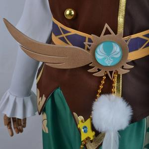 <span class=keywords><strong>Venti</strong></span> Traje de <span class=keywords><strong>Cosplay</strong></span> Chaleco Pantalones Cortos Sombrero Medias <span class=keywords><strong>Venti</strong></span> Trajes Barbatos Wendi Windy Trajes Anime Comic Con - Product Image 3