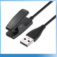 Garmin Forerunner 235/630/230/735XT/35/30 Vivomove HR/Approach S20 Lily 2 Câble de chargement électrique Clip de données Cradle Watch Charger
