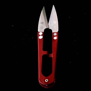 Spring Loaded Yarn Scissors Stainless Steel U Shaped Small Sewing Thread Cutter For Embroidery Cross Stitch <b>Needlework</b> - Product Image 2