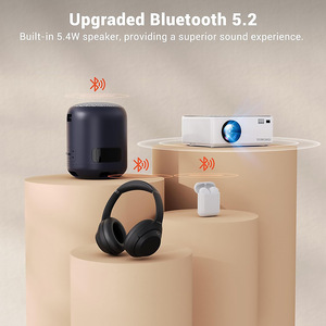 Phoenix Thông Minh M7 Mini Xách Tay Máy Chiếu HD 1080P <span class=keywords><strong>Android</strong></span> Cho Apple Cùng Một Màn Hình Được Xây Dựng Trong Loa 4K Video Của Nhãn Hiệu Ngoài Trời Wifi - Product Image 5