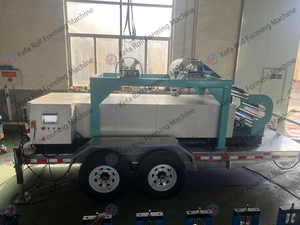 Taşınabilir Downspout mekanik ayakta dikiş yapış kilit çatı sac rulo şekillendirme makinesi - Product Image 6