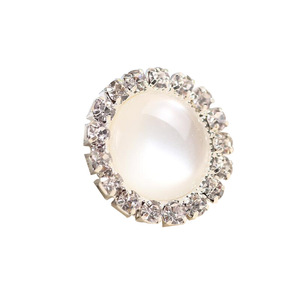 Cabujón redondo de diamantes de imitación de base plana de 20mm para joyería, accesorios para el cabello DIY y manualidades, Origen Yiwu - Product Image 5
