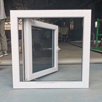 Ventanas Abatibles de PVC Europeas al por Mayor, Ventanas de Doble Acristalamiento con Ahorro Energético para Edificios Residenciales, Apartamentos y Comerciales