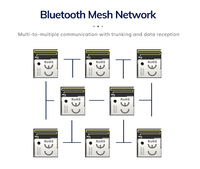 Module Bluetooth MinewSemi MS51SF11 nRF52833 Portée maximale de 80 m Faible consommation d'énergie Petite taille Module BLE compact