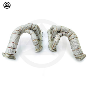 Disponibile Subito: Collettori <span class=keywords><strong>di</strong></span> <span class=keywords><strong>Scarico</strong></span> CSZ <span class=keywords><strong>di</strong></span> Alta Qualità in Acciaio Inox 304 per Porsche 981 2.7L 3.4L con Scudo Termico - Product Image 3