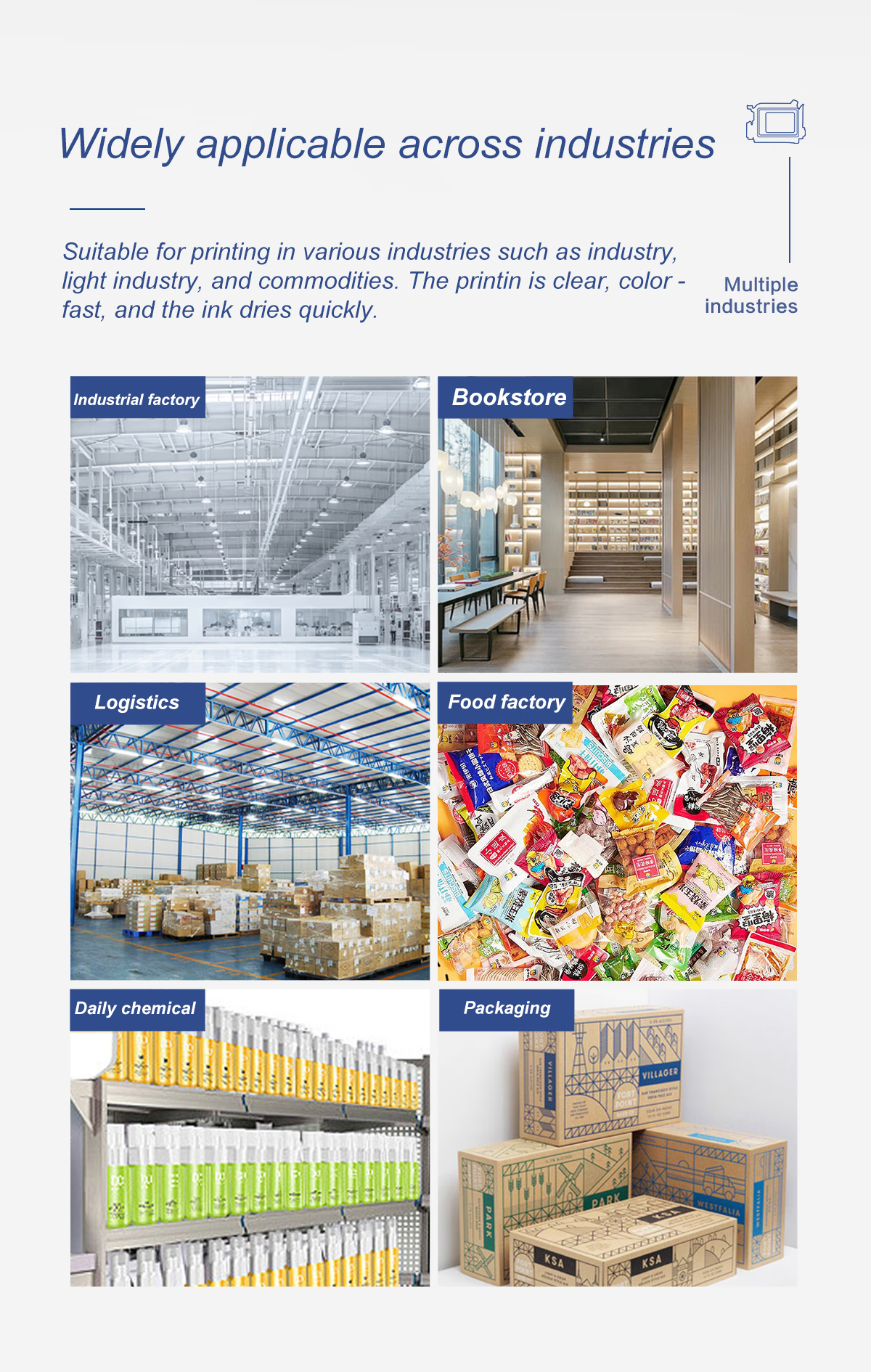 inkjet print machine on pp bags only black size 80 x 80