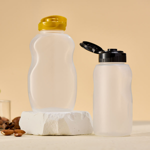 200ml 270ml 300ml 塑料蜂蜜果酱果汁糖浆酱料罐 PET塑料瓶带螺旋盖-促销 - Product Image 2