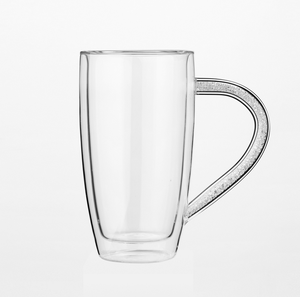 Tasse en verre Borosilicate à Double paroi en diamant, 20 pièces, tasse de café, à boire, verres à vin Transparent - Product Image 1