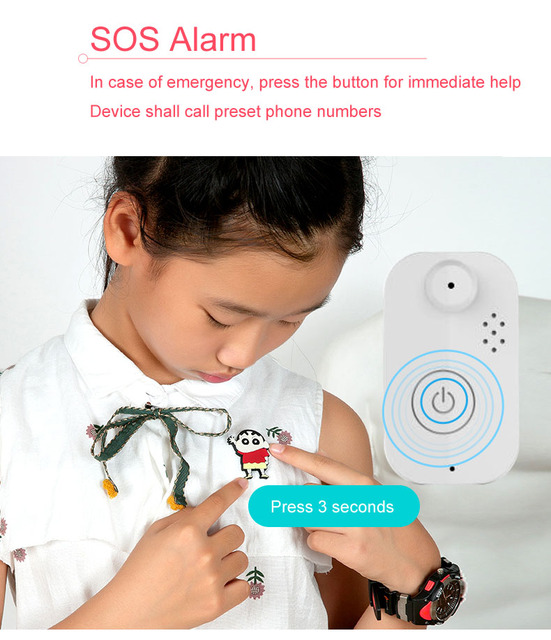 Autism Kids Security Necklace Gps tracker Anti-removable Two Way Voice Speaking Sos GPS Tracking Device Ring GPS tracker