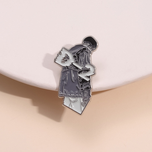 Segno di organizzazione di musica popolare Boy Band distintivo del gruppo Hip Hop coreano musica canzone smalto spilla in metallo accessori per zaino regali - Product Image 4