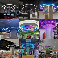 Lampes modulaires d'ambiance sur mesure en fer et PMMA, indice de protection IP55, pour la décoration intérieure, usage commercial, centres de jeux, magasins de jouets, salles d'arcade d'anime