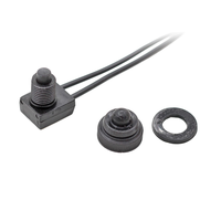 Interrupteur à bouton-poussoir métallique étanche IP65 SPST 12V 250V 3A à verrouillage automatique marche/arrêt avec voyant LED pour moto et voiture WB-107S