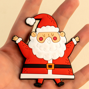 2026 fourre-tout plage nouvel an breloques Pvc grande grande <span class=keywords><strong>taille</strong></span> arbre de noël citrouilles de neige Halloween breloques en caoutchouc pour sacs de plage - Product Image 1