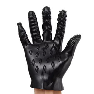 Gants érotiques en silicone, manchons de doigts doux pour flirter, jouets pour adultes - Product Image 3