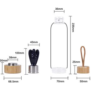 Bouteille d'<span class=keywords><strong>eau</strong></span> chaude infusée Ange en cristal Bouteilles en cristal de quartz de guérison pour l'<span class=keywords><strong>eau</strong></span> potable - Product Image 4