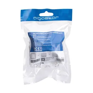 Pièce de connexion pour internet 1 va, couleur noire, compatible avec les prises allemandes et françaises ; idéale pour optimiser la réseau en - Product Image 3