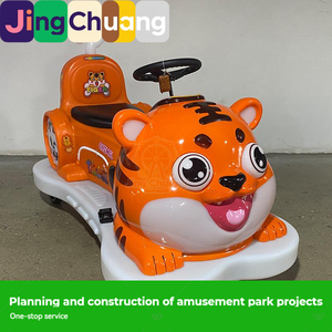 Nouvelle Voiture Tamponneuse Carrée pour Enfants et Deux Adultes, Véhicule d'Amusement Lumineux pour Marché Nocturne, Grand Équipement de Divertissement - Product Image 4