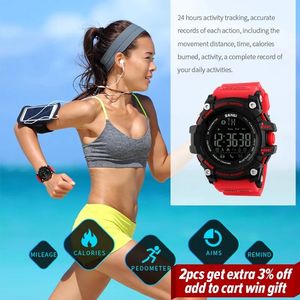 Relojes SKMEI 1384 para Hombre, Reloj Deportivo Impermeable de Moda con Movimiento Digital, Relojes Multifunción para Hombre - Product Image 6
