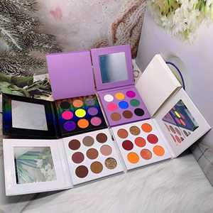 Bajo Moq Maquillaje Venta al por mayor 26mm Ronda Pan Eeyshadow Paleta Blanco Negro Rosa Embalaje 9 Color Sombra <span class=keywords><strong>de</strong></span> ojos - Product Image 5