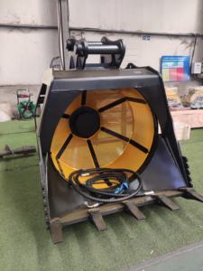 Godets de criblage de haute qualité, fabriqués en Chine, pour excavatrices de 5 à 40 tonnes, composants PLC essentiels, garantie 1 an, <span class=keywords><strong>avec</strong></span> rippeurs à trous de criblage - Product Image 1