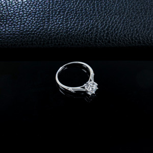 S925 Silver Minimalist Lab‑Grown Diamond <b>Ring</b> - Product Image 2