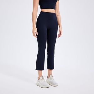 Pantalones de yoga YIYI para mujer, de cintura alta, acampanados, capri, leggings de corte bootcut, elásticos, cortos, para estar <span class=keywords><strong>en</strong></span> <span class=keywords><strong>casa</strong></span>, gimnasio, entrenamiento, yoga - Product Image 6