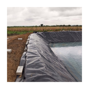 <strong>Long</strong>-Lasting Anti-UV HDPE Geomembrane Pond <strong>Liner</strong> Fish Farm Black Film for Dam Artificial Lake Geomembrane Pond <strong>Liner</strong> - Product Image 3