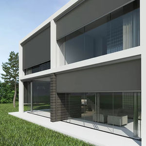 Persiana Enrollable ZSTARR Motorizada Eléctrica Horizontal <span class=keywords><strong>Antimosquitos</strong></span>, Resistente al Viento, de Tela, para Exteriores, Patio, Balcón, con Cierre Lateral - Product Image 1