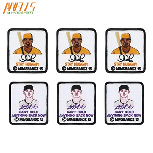 Benutzer definierter Name Biker Motorrad Team Club Fußball Team Aufbügeln Uniform Abzeichen Gestickte Aufnäher für Stoff und Jacke - Product Image 1