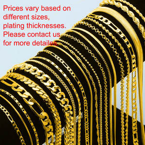 SC-18 RINNTIN 925纯银链珠宝批发古巴项链古巴男女链 - Product Image 3