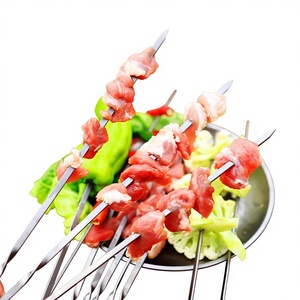 Brochettes en titane pur Titanium Artisan pour barbecue, <span class=keywords><strong>kebab</strong></span>, camping en plein air, modèle T55 - Product Image 1