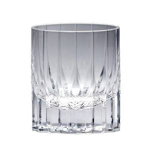 كوب نبيذ كلاسيكي ثقيل بصخور ويسكي ، قطع ماسية ، استريسم زجاجي قديم الطراز ، زجاج Lowball منحوت يدويًا - Product Image 1