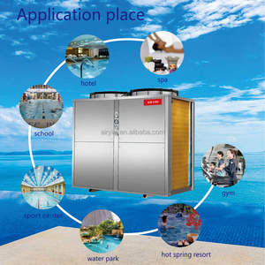 <span class=keywords><strong>Anti</strong></span> Corrosion SUS201 SUS304 Haute Efficacité Source D'air Piscine Pompe À Chaleur Chauffe-Eau Échangeur Thermostat Pompe Hybride - Product Image 4