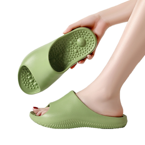 Pantuflas de Interior con Diseño de Arco Cómodo, Antideslizantes y con Masaje, Transpirables, de EVA, para Baño - Product Image 1