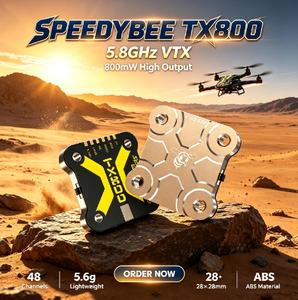 SpeedyBee TX800 5.8GHz VTX 800mW กำลังสูงสุด 20x20 มม. 5.6 กรัม <span class=keywords><strong>IRC</strong></span> Tramp Pit Mode MMCX สำหรับ FPV Freestyle/Racing - Product Image 1