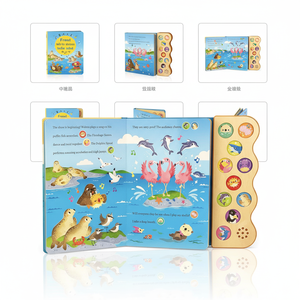 Livre sonore interactif Oceankids en anglais à 10 boutons, design populaire, livre sonore pour enfants - Product Image 2