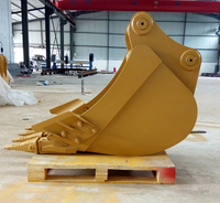 Bucket Excavator Trenching 1-2 Ton 0.1-0.2m³ untuk Mini Excavator, Bucket Drainase Custom, Promo Hot Sale